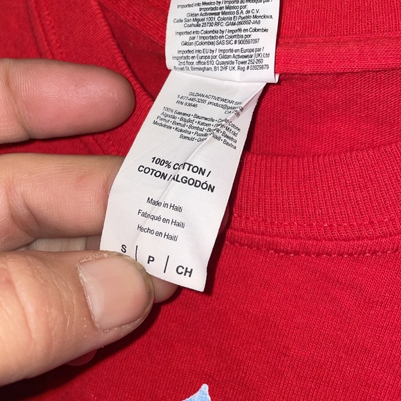 Red Christmas begins with Christs tshirt unique find ladies religious size small - Picture 5 of 6